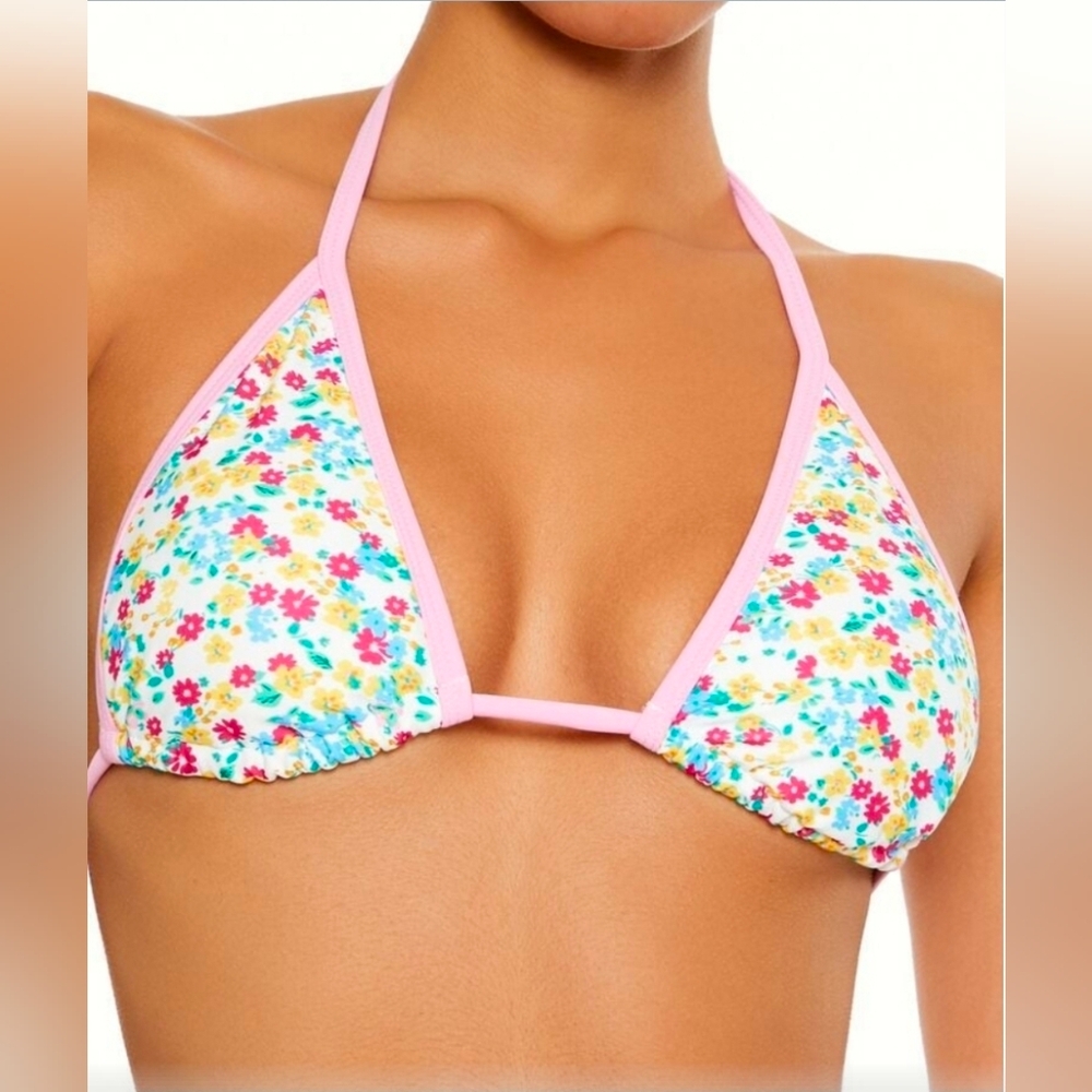 NEW. Bikini,Floral Halter Bikini TOP AND BOTTOM